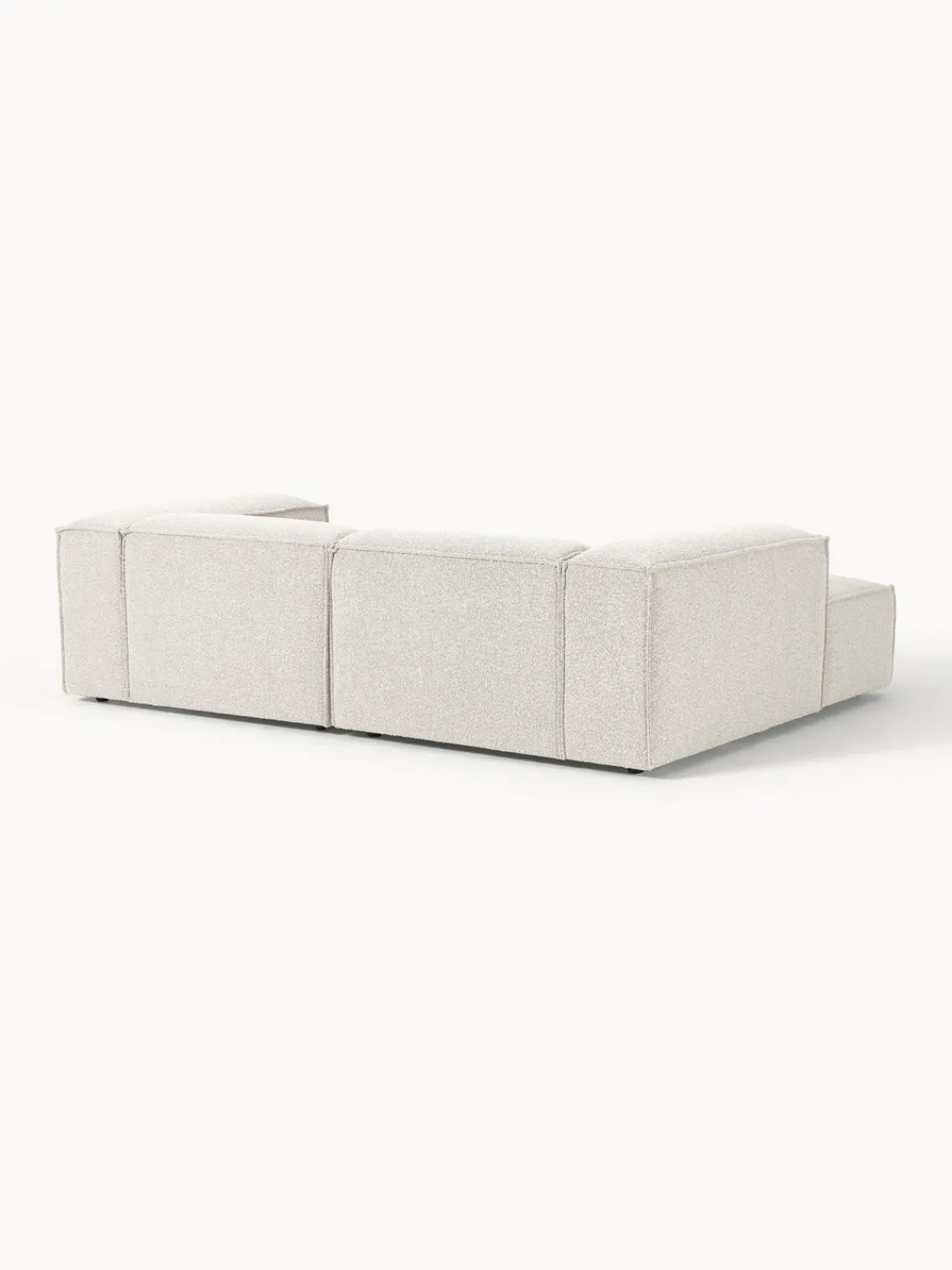 Westwing Collection Sofá rinconera modular en tejido bouclé Lennon^ Sofás