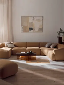 Westwing Collection Sofá rinconera modular en tejido bouclé Sofia^ Sofás Rinconeras|Sofás
