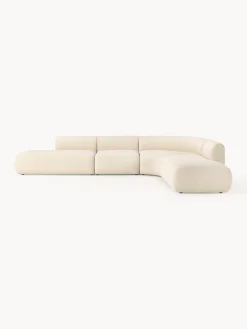 Westwing Collection Sofá rinconera modular en tejido bouclé Sofia (4 plazas)^ Sofás Rinconeras|Sofás