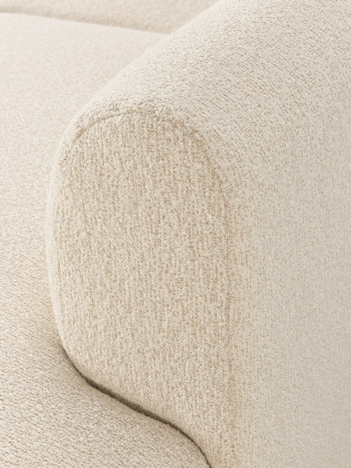 Westwing Collection Sofá rinconera modular en tejido bouclé Sofia (4 plazas)^ Sofás Rinconeras|Sofás