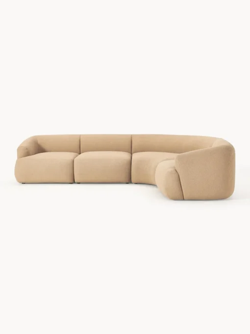 Westwing Collection Sofá rinconera modular en tejido bouclé Sofia (4 plazas)^ Sofás Rinconeras|Sofás