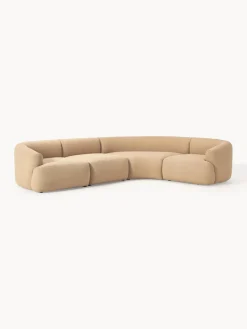 Westwing Collection Sofá rinconera modular en tejido bouclé Sofia (4 plazas)^ Sofás Rinconeras|Sofás