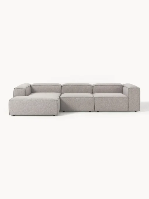 Westwing Collection Sofá rinconera modular en tejido bouclé Lennon^ Sofás