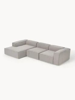 Westwing Collection Sofá rinconera modular en tejido bouclé Lennon^ Sofás