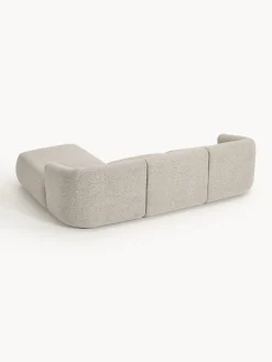 Westwing Collection Sofá rinconera modular en tejido bouclé Sofia (3 plazas)^ Sofás Rinconeras|Sofás