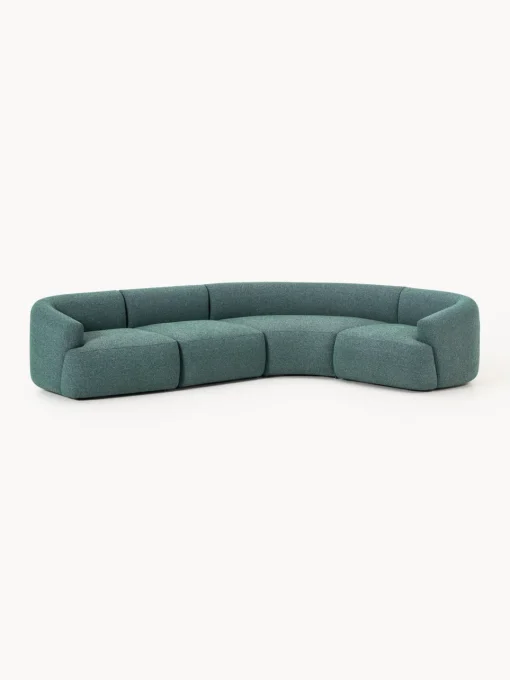 Westwing Collection Sofá rinconera modular en tejido bouclé Sofia (4 plazas)^ Sofás Rinconeras|Sofás