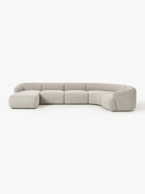 Westwing Collection Sofá rinconera modular en tejido bouclé Sofia^ Sofás Rinconeras|Sofás