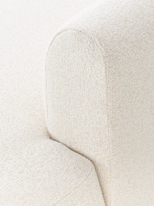 Westwing Collection Sofá rinconera modular en tejido bouclé Sofia (4 plazas)