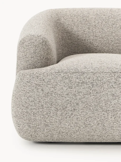 Westwing Collection Sofá rinconera modular en tejido bouclé Sofia (4 plazas)