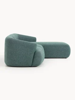 Westwing Collection Sofá rinconera modular en tejido bouclé Sofia (3 plazas)
