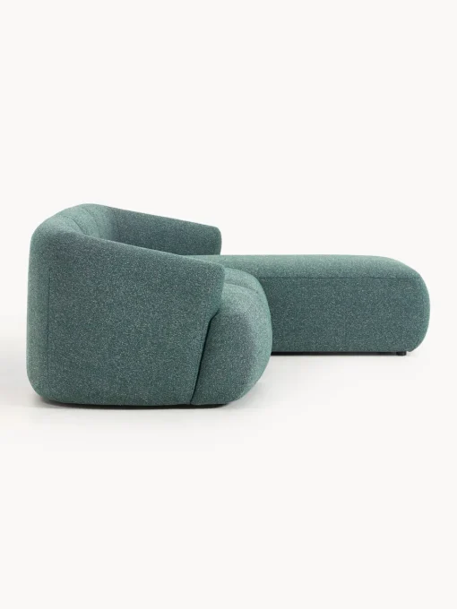 Westwing Collection Sofá rinconera modular en tejido bouclé Sofia (3 plazas)