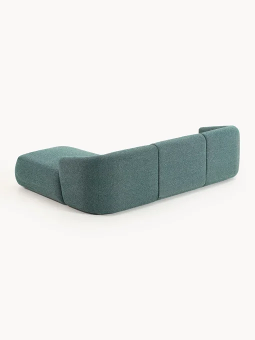 Westwing Collection Sofá rinconera modular en tejido bouclé Sofia (3 plazas)
