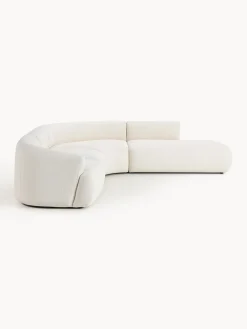 Westwing Collection Sofá rinconera modular en tejido bouclé Sofia (4 plazas)