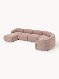Westwing Collection Sofá rinconera modular en tejido bouclé Sofia^ Sofás Rinconeras|Sofás