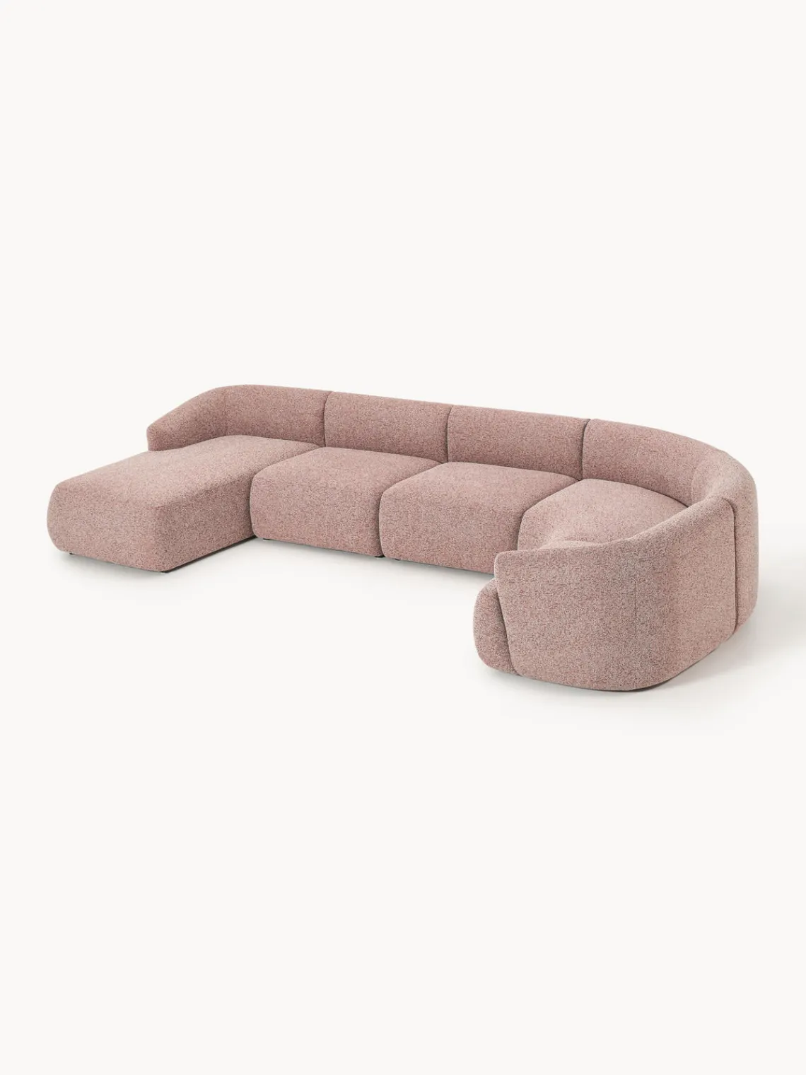 Westwing Collection Sofá rinconera modular en tejido bouclé Sofia^ Sofás Rinconeras|Sofás