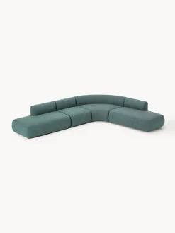 Westwing Collection Sofá rinconera modular en tejido bouclé Sofia (4 plazas)^ Sofás Rinconeras|Sofás