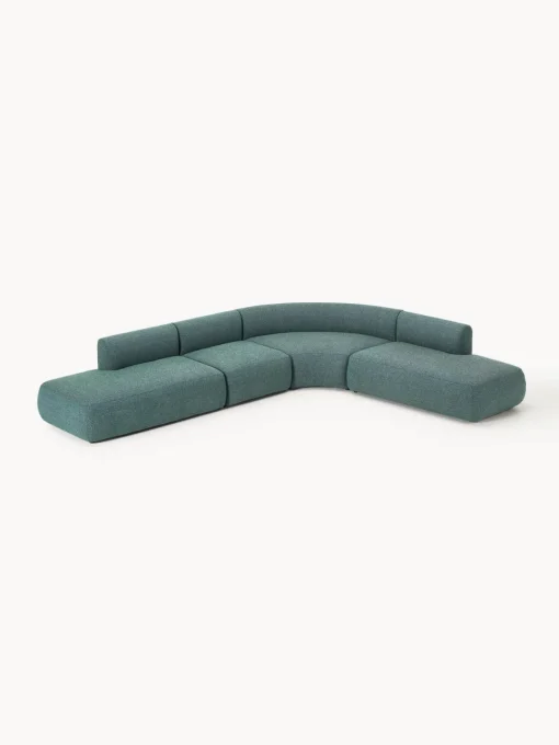 Westwing Collection Sofá rinconera modular en tejido bouclé Sofia (4 plazas)^ Sofás Rinconeras|Sofás
