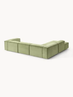 Westwing Collection Sofá rinconera modular grande de pana Lennon