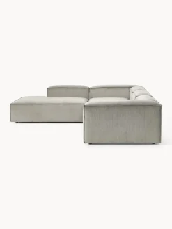 Westwing Collection Sofá rinconera modular grande de pana Lennon^ Sofás