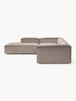 Westwing Collection Sofá rinconera modular grande de pana Lennon^ Sofás