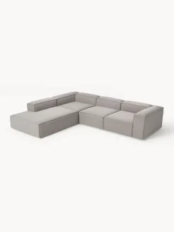 Westwing Collection Sofá rinconera modular grande en tejido bouclé Lennon^ Sofás