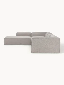 Westwing Collection Sofá rinconera modular grande en tejido bouclé Lennon^ Sofás