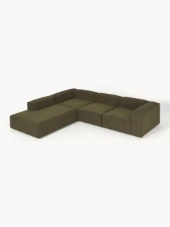 Westwing Collection Sofá rinconera modular grande en tejido bouclé Lennon^ Sofás