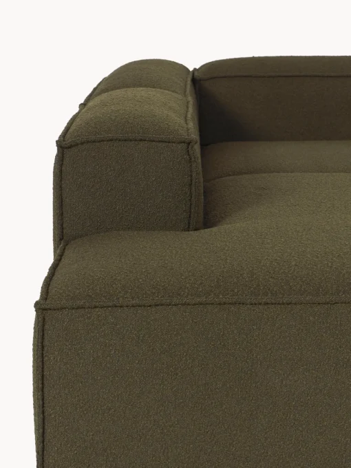 Westwing Collection Sofá rinconera modular grande en tejido bouclé Lennon^ Sofás