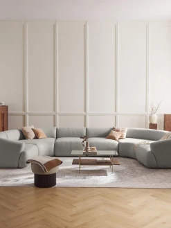 Westwing Collection Sofá rinconera modular grande Sofia
