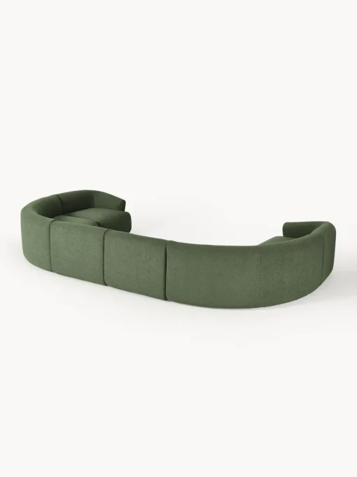 Westwing Collection Sofá rinconera modular grande en tejido bouclé Sofia^ Sofás 4 Plazas