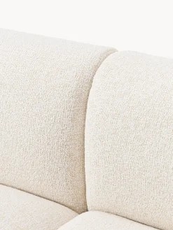 Westwing Collection Sofá rinconera modular grande en tejido bouclé Sofia