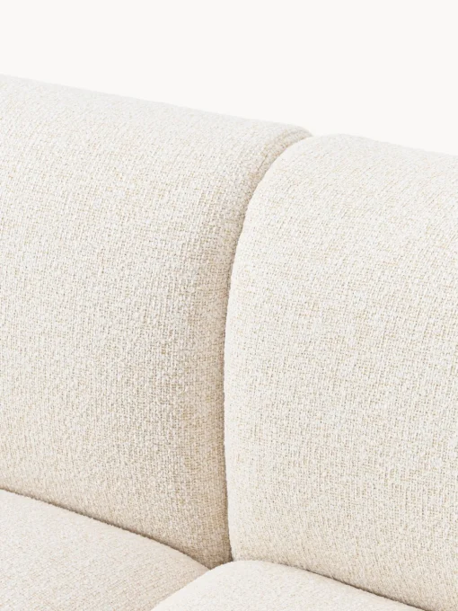 Westwing Collection Sofá rinconera modular grande en tejido bouclé Sofia