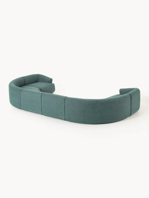 Westwing Collection Sofá rinconera modular grande en tejido bouclé Sofia^ Sofás 4 Plazas