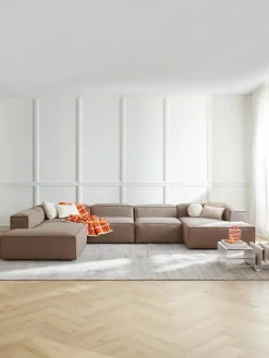 Westwing Collection Sofá rinconera modular Lennon^ Sofás 4 Plazas