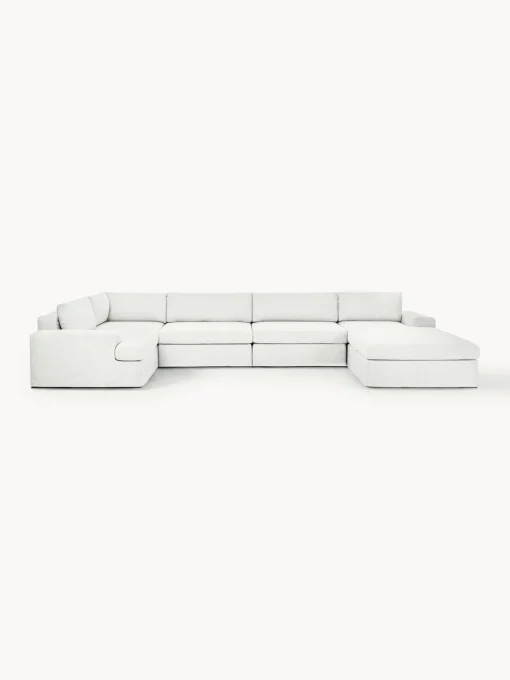 Westwing Collection Sofá rinconera modular Russell, desenfundable