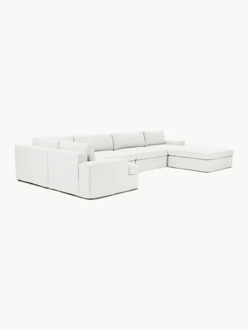 Westwing Collection Sofá rinconera modular Russell, desenfundable