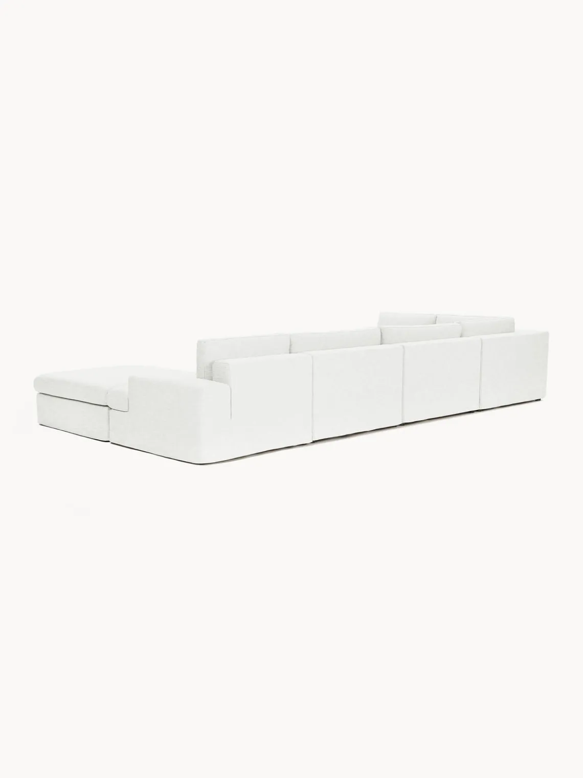 Westwing Collection Sofá rinconera modular Russell, desenfundable