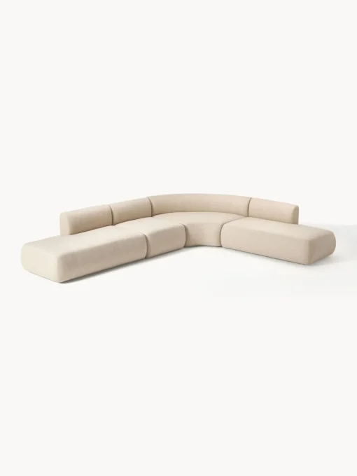Westwing Collection Sofá rinconera modular Sofia (4 plazas)