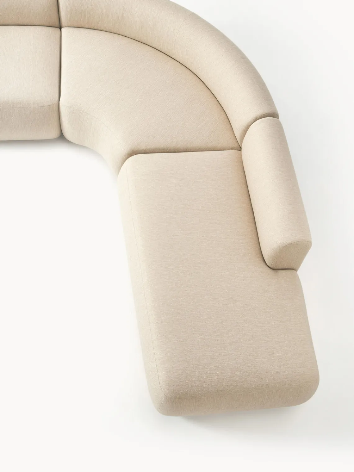 Westwing Collection Sofá rinconera modular Sofia (4 plazas)
