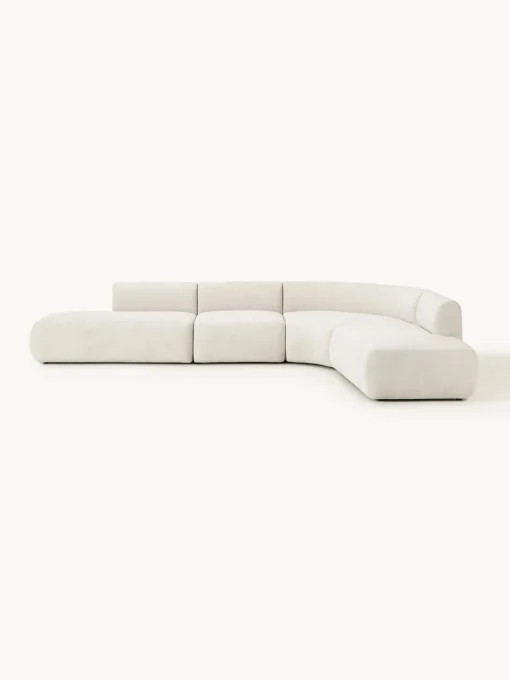 Westwing Collection Sofá rinconera modular Sofia (4 plazas)
