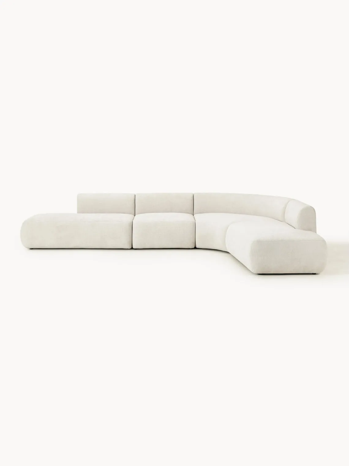 Westwing Collection Sofá rinconera modular Sofia (4 plazas)