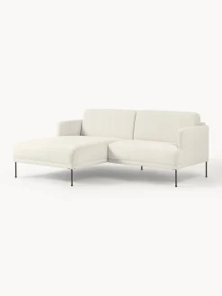 Westwing Collection Sofá rinconera pequeño de borreguillo Fluente