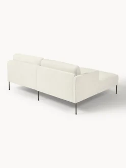 Westwing Collection Sofá rinconera pequeño de borreguillo Fluente