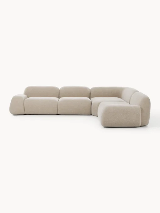 Westwing Collection Sofá rinconera Wolke (4 plazas)