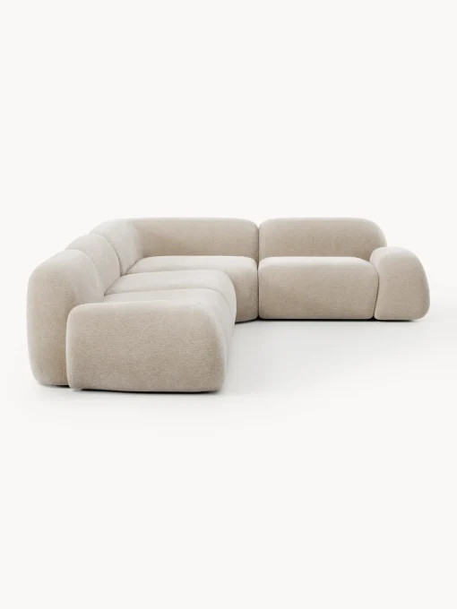 Westwing Collection Sofá rinconera Wolke (4 plazas)