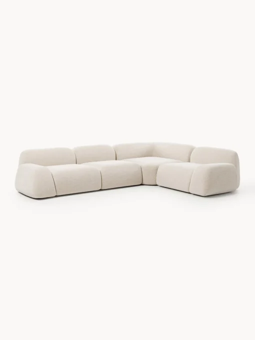 Westwing Collection Sofá rinconera Wolke (4 plazas)