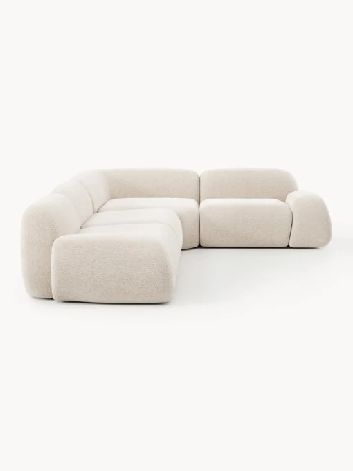 Westwing Collection Sofá rinconera Wolke (4 plazas)