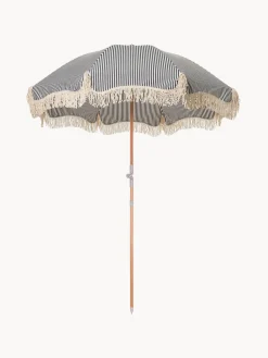 Business & Pleasure Sombrilla con flecos plegable Retro, Ø 180 cm^ Sombrillas|Sombrillas
