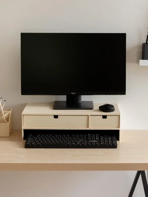 Bigso Box of Sweden Soporte para monitor con cajones Ted