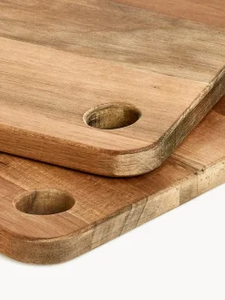 Tabla de cortar de madera de acacia Akana, tamaños diferentes